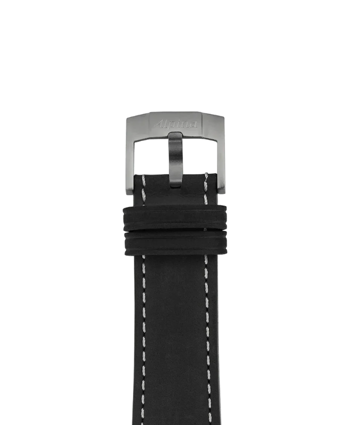 Black Calf Leather Strap - 22 mm