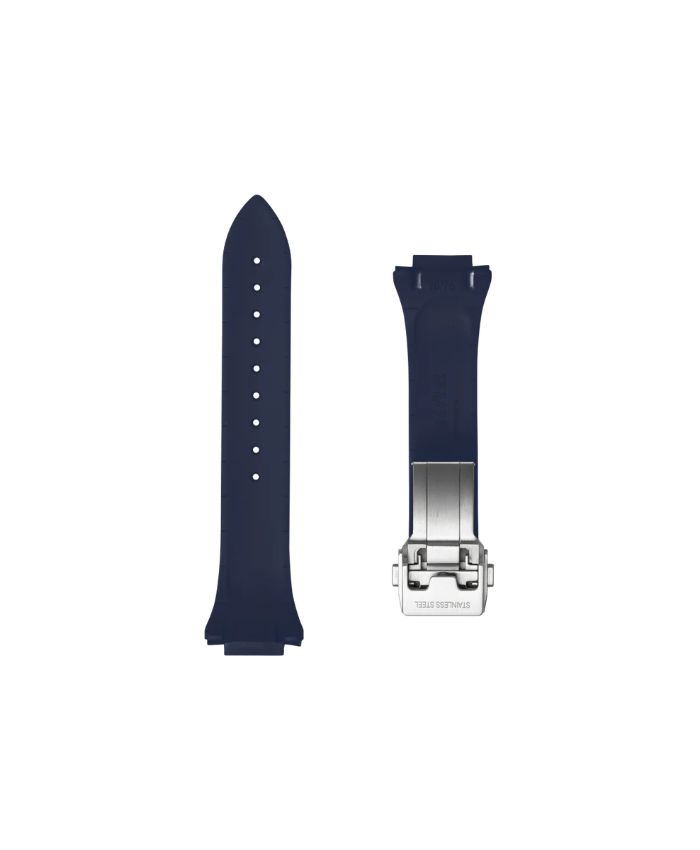 Navy Rubber Strap - 21 Mm