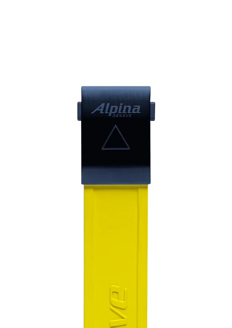 Yellow Silicon Strap - 22 Mm