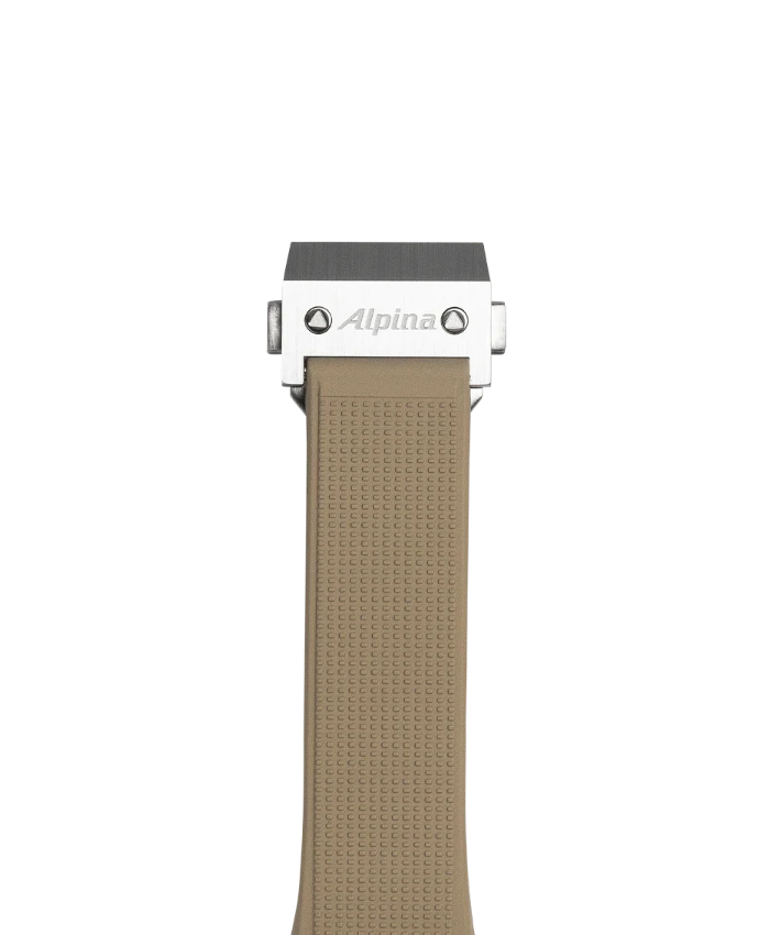 Beige Rubber Strap - 21 mm