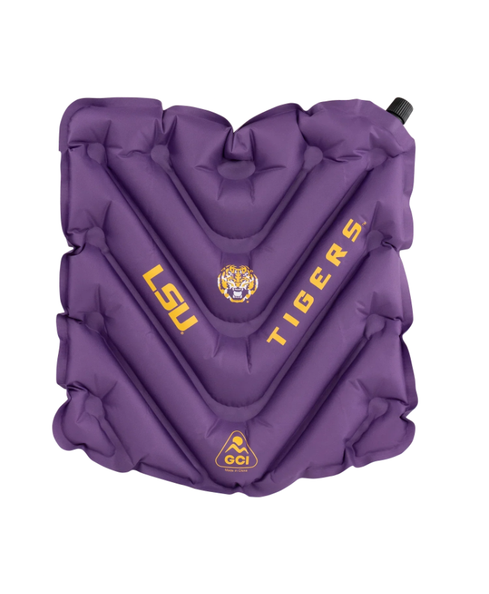 V Seat™, Inflatable Stadium Cushion Or Glassing Pad, LSU Tigers