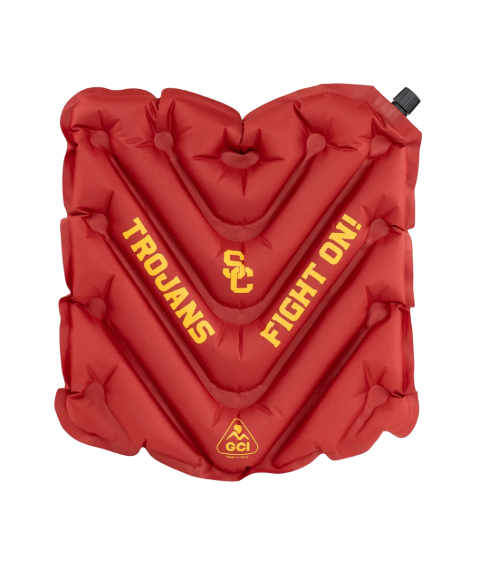 V Seat™, Inflatable Stadium Cushion Or Glassing Pad, USC Trojans