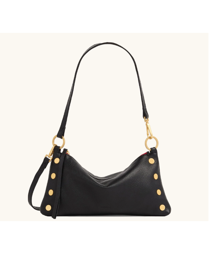 Kyle Sml Black/Brushed Gold Red Zip