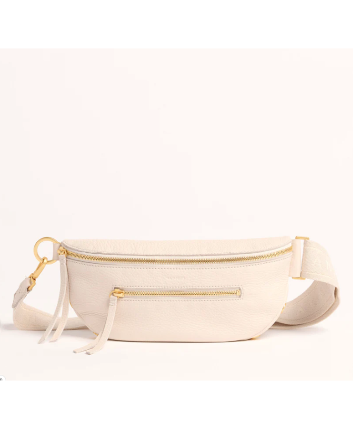 Charles Crossbody med Calla Lily White/Brushed Gold