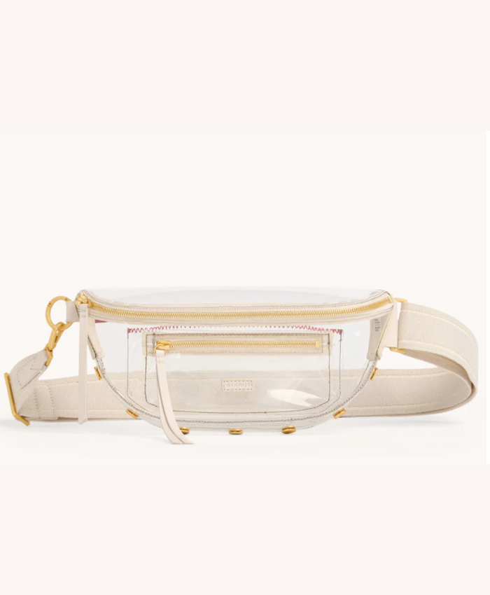 Charles Crossbody Clear Med Calla Lily White/Brushed Gold