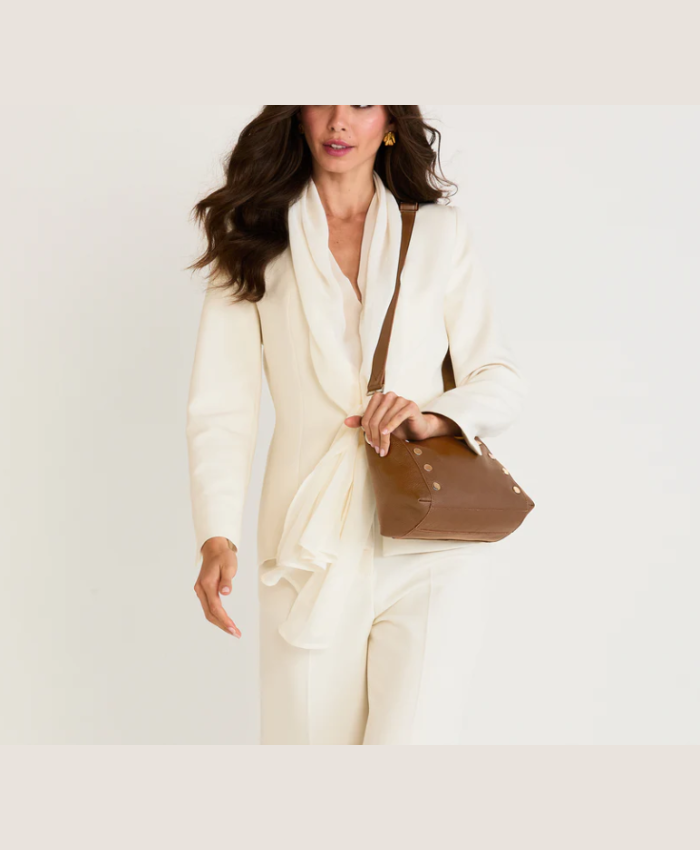 Mahogany Pebble/Brushed Gold Red Zip