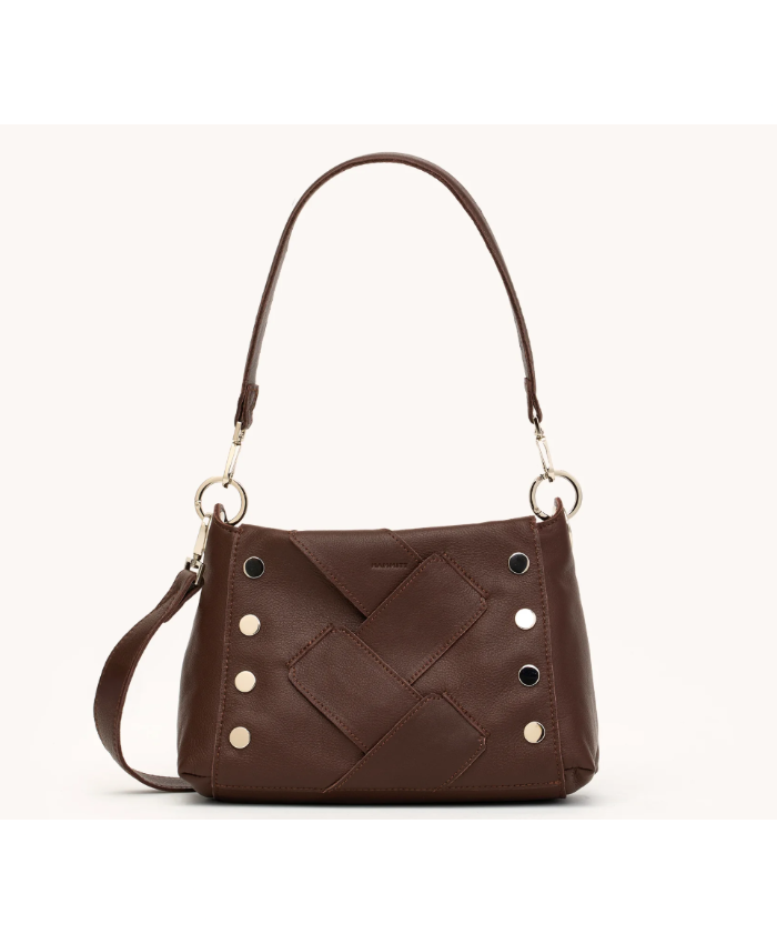 Bryant Med Espresso Pebble Weave/Silver