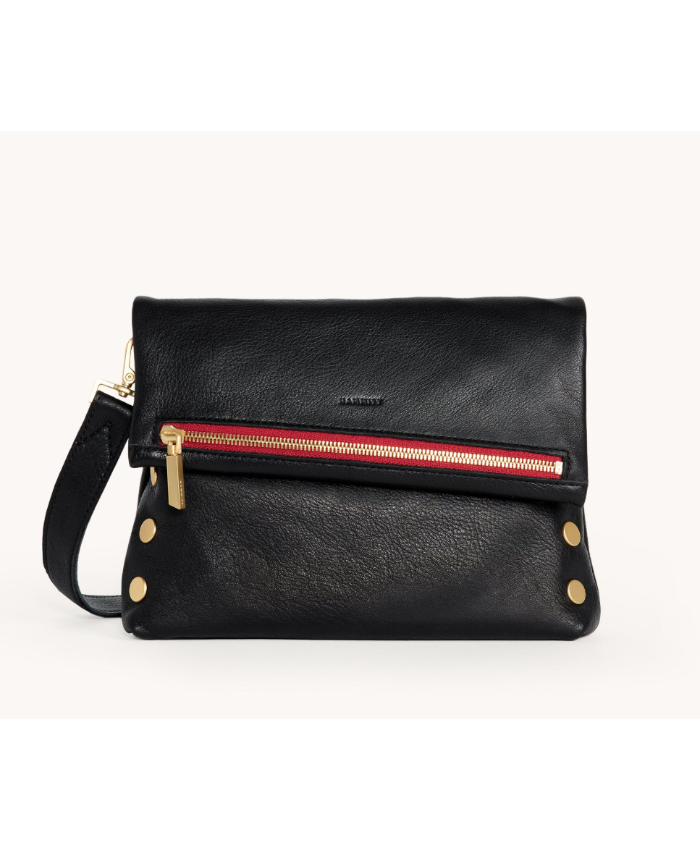 VIP Med Black/Brushed Gold Red Zip