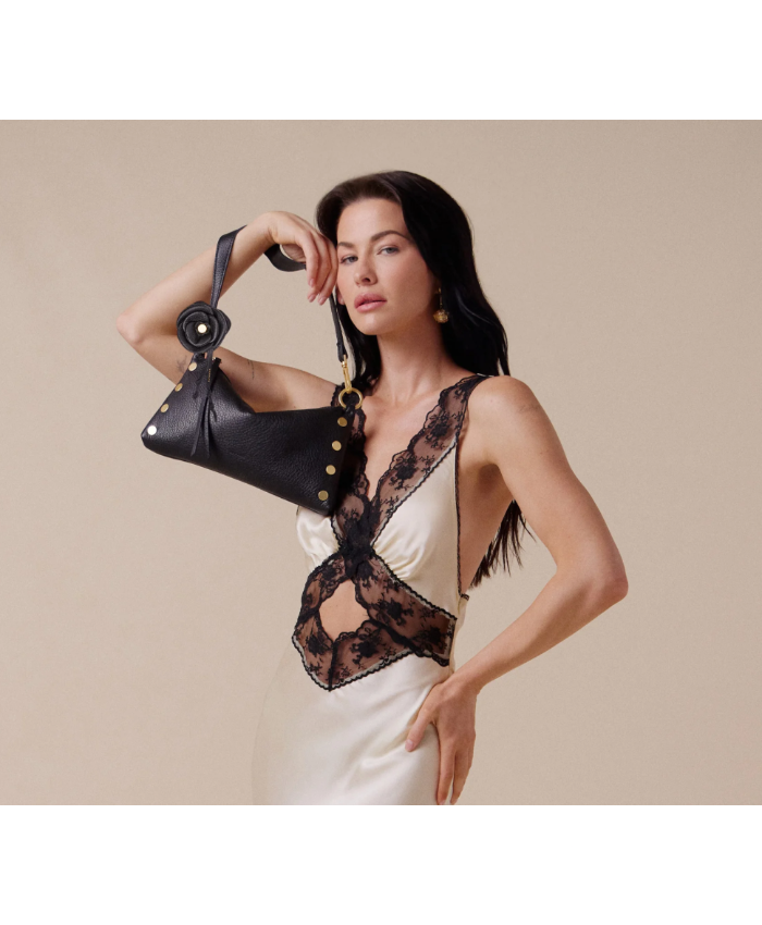 Vince Floral Charm Black/Brushed Gold