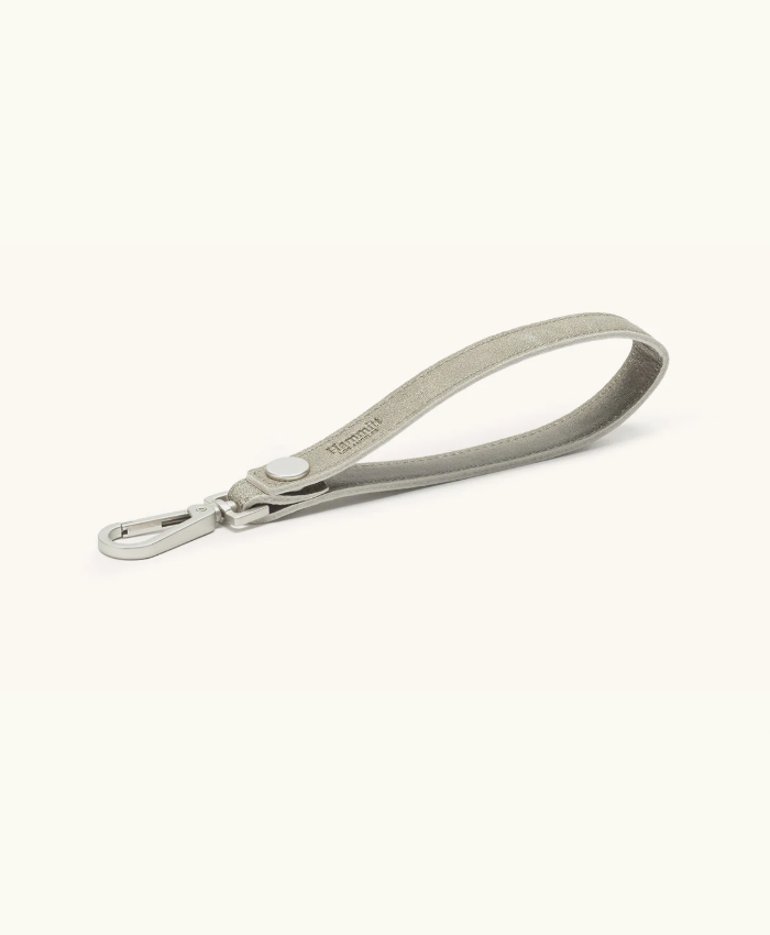 Wristlet Strap Sml Pewter/Brushed Silver