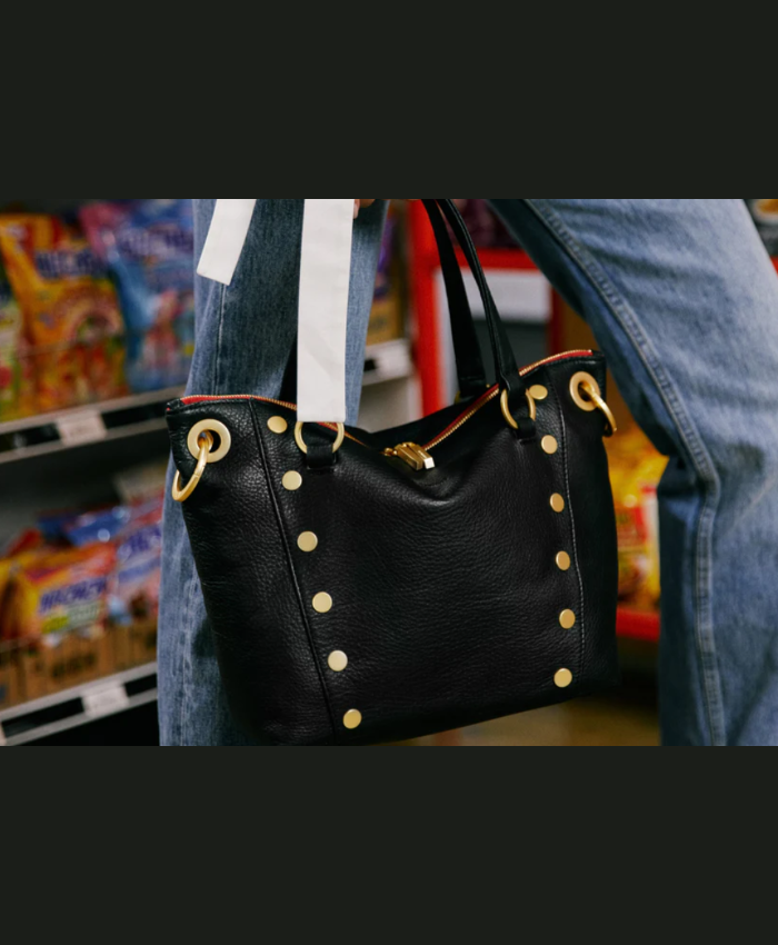 Daniel med Black/Brushed Gold Red Zip