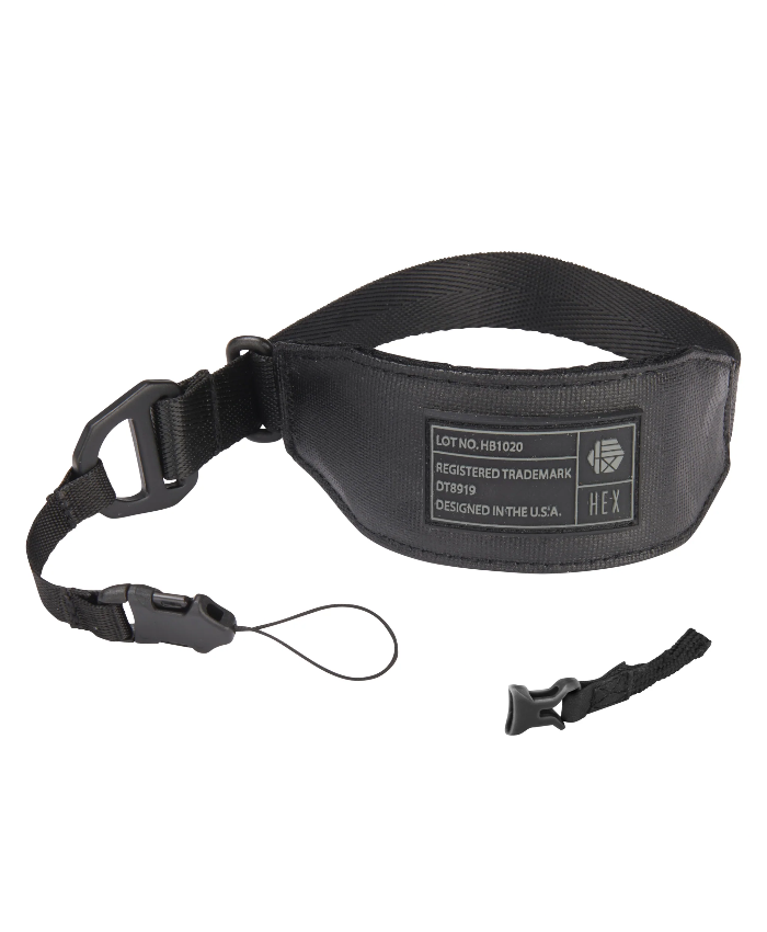 CAMERA WRIST STRAP BLACKOUT CAMO