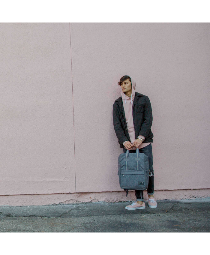 INSTINCT CONVERTIBLE BACKPACK GREY WOVEN