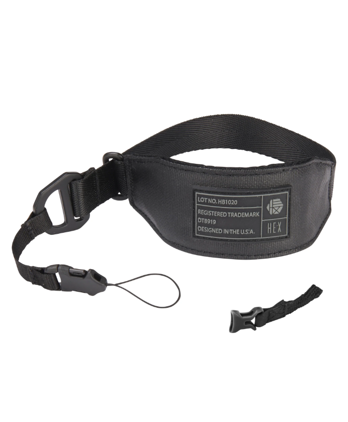 HEX® CAMERA WRIST STRAP BLACKOUT CAMO 