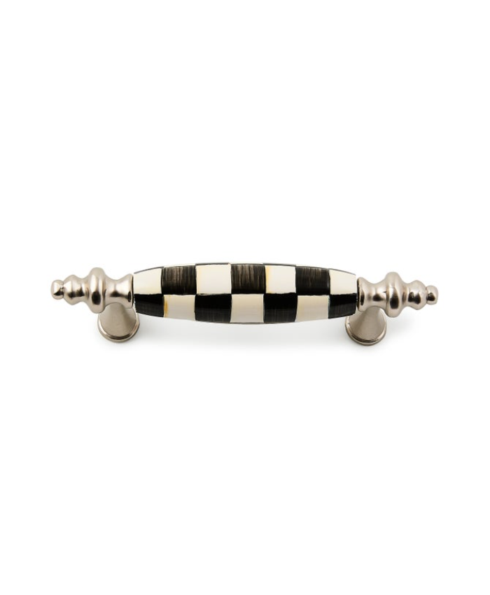Courtly Check Nickel Drawer Pull
