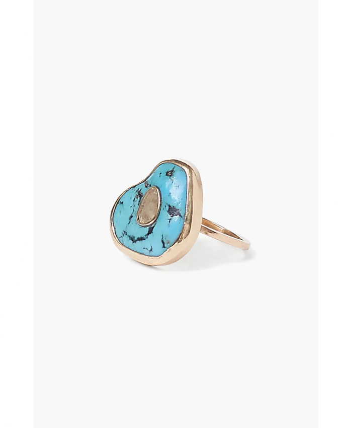 14k Oasis Ring Turquoise