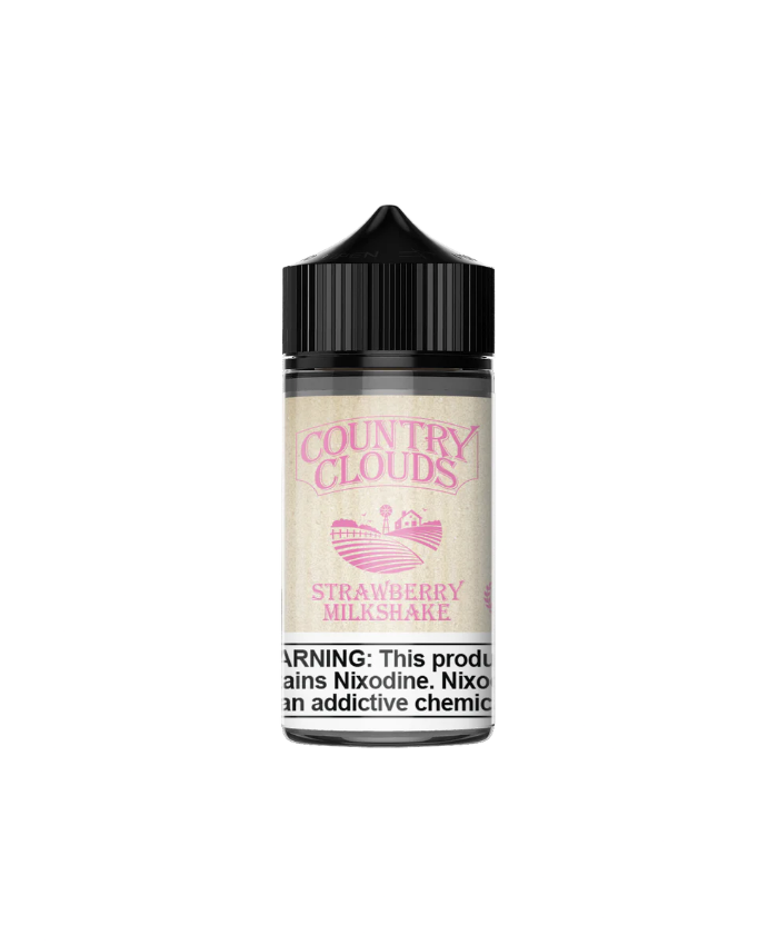 Country Clouds - Strawberry Milkshake 100ml