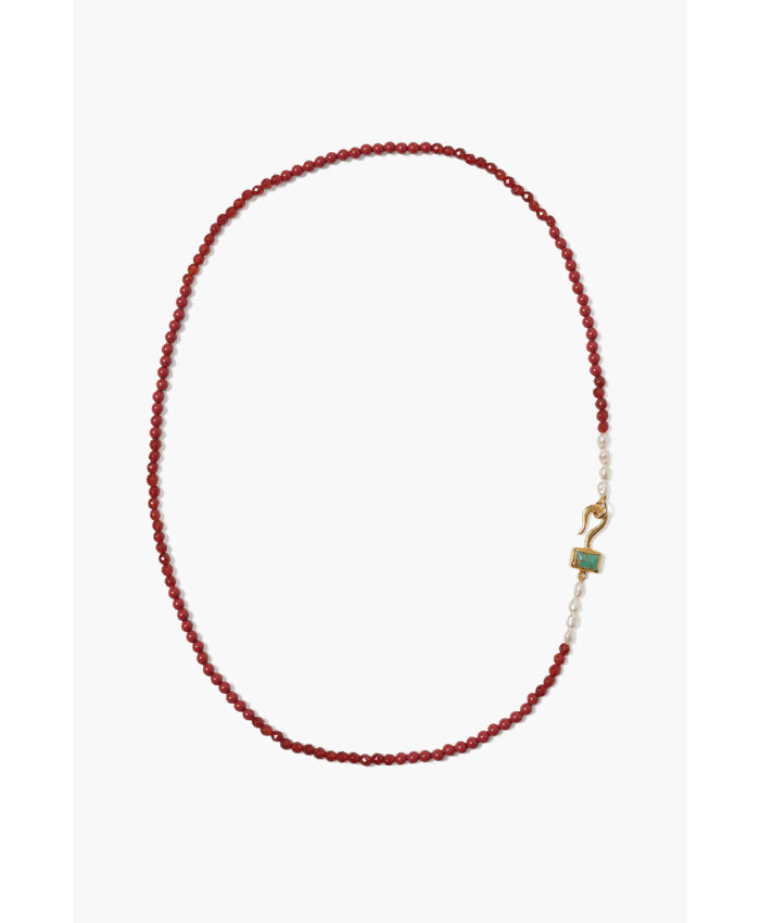 Santos Necklace Carnelian Mix
