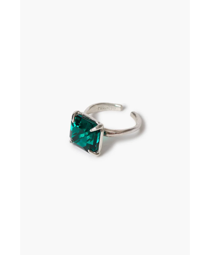 Caprice Crystal Toe Ring Emerald
