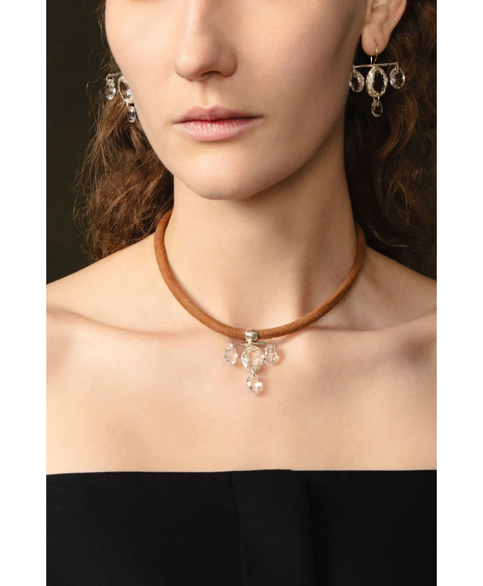 Caroline Collar Necklace Crystal