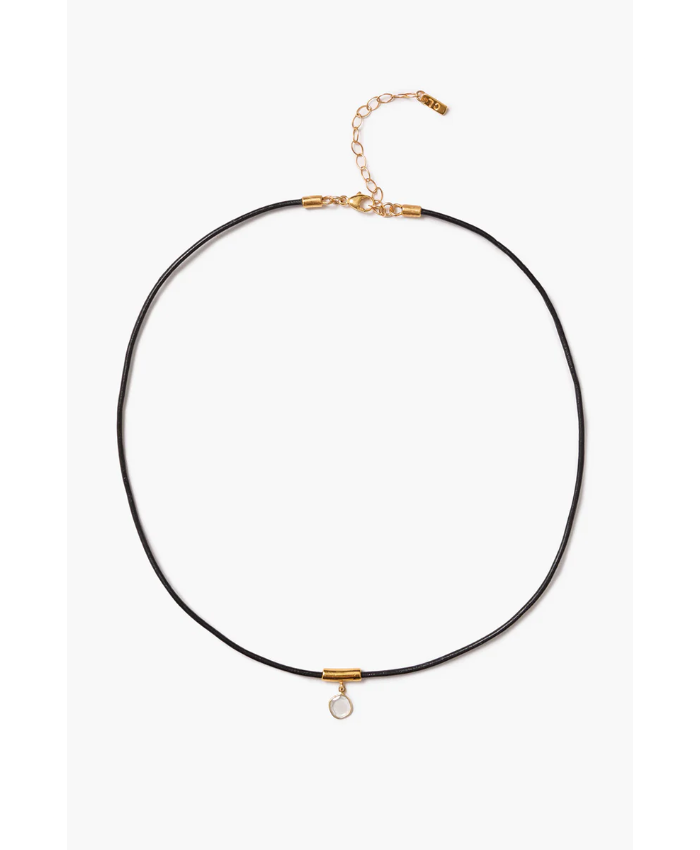 Mirage Cord Necklace Yellow Gold