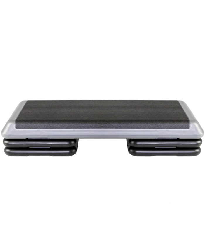 The Step The Step Health Club Size Platform With Four (4) Original Risers - Grey