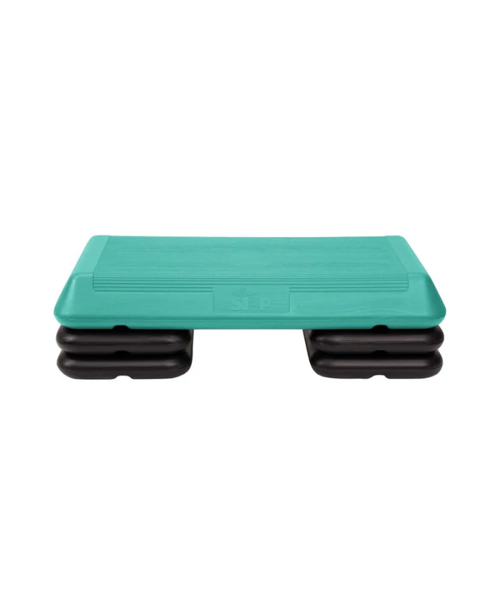 The Step Circuit Size Platform With Four (4) Freestyle Risers - Teal