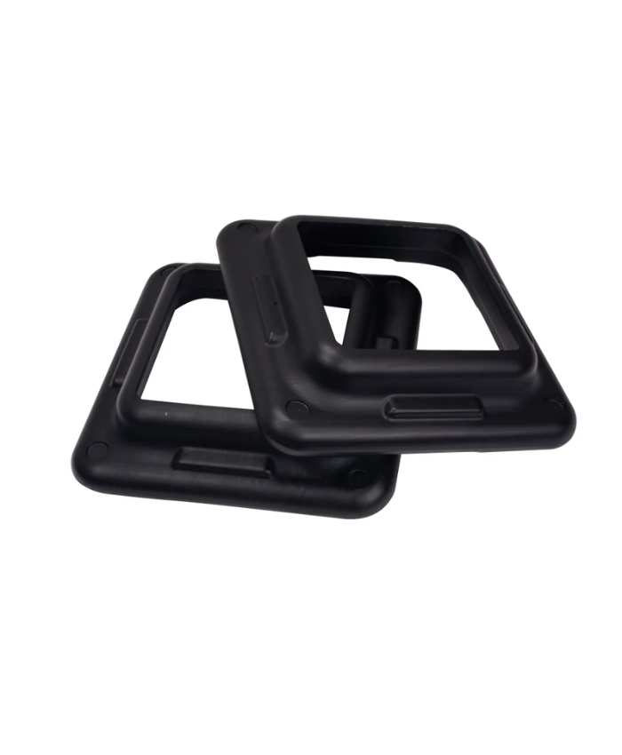The Step Original Health Club Aerobic Step Risers In Black/Gray For Use With The Step Aerobic Platform – Health Club Size