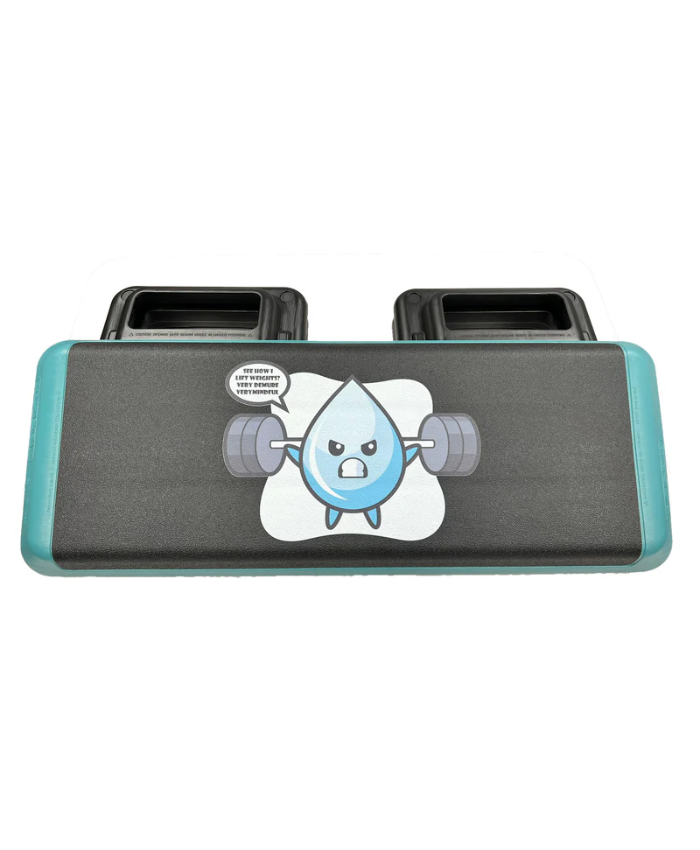 The Step Custom Freestyle Health Club Aerobic Platform - Teal