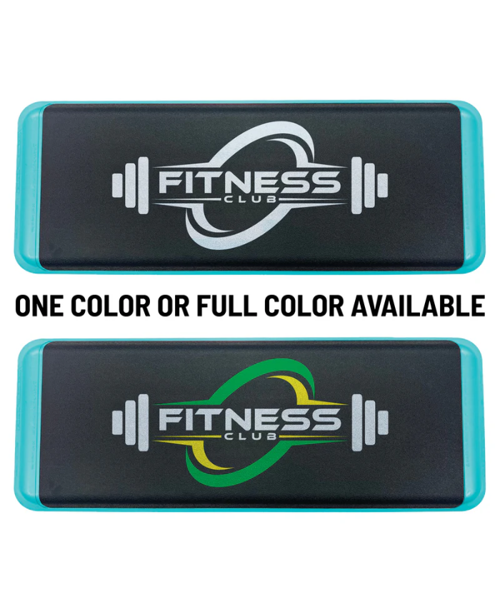 The Step Custom Freestyle Health Club Aerobic Platform - Teal