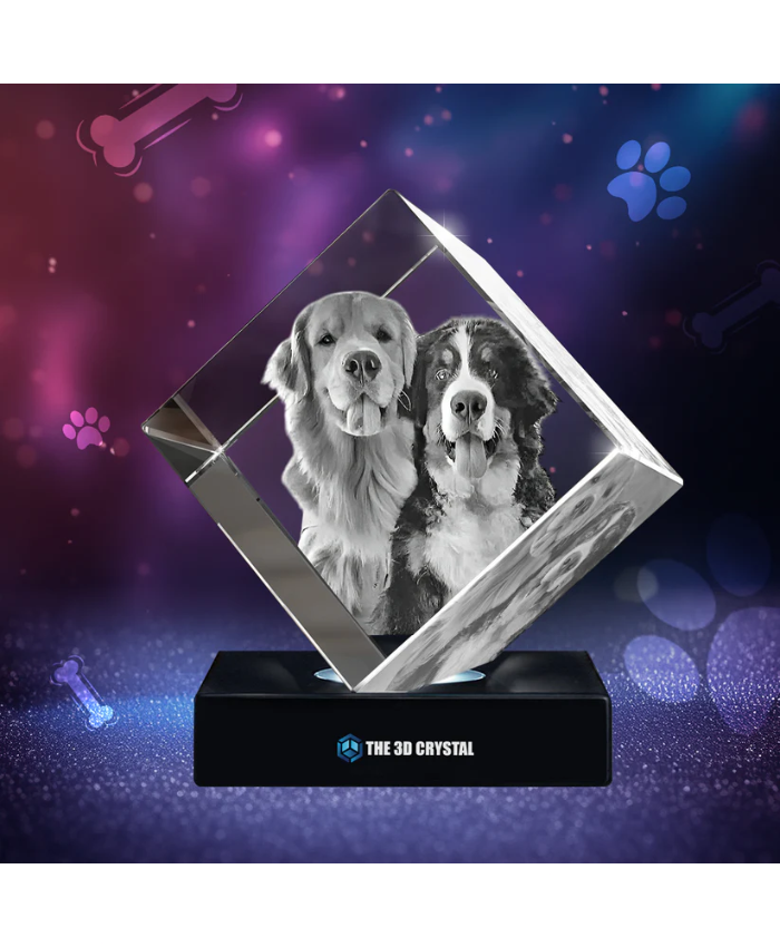 3D Crystal Pet Diamond Cube