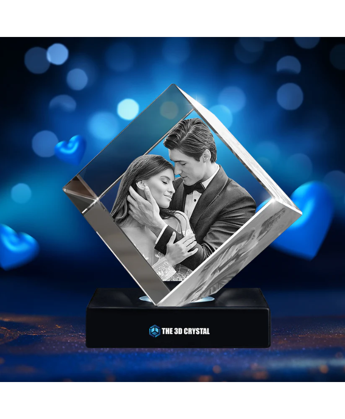 3D Diamond Crystal Wedding Day's Gift
