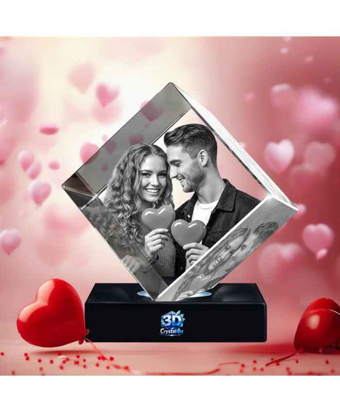 3D Diamond Crystal For Valentine's Day