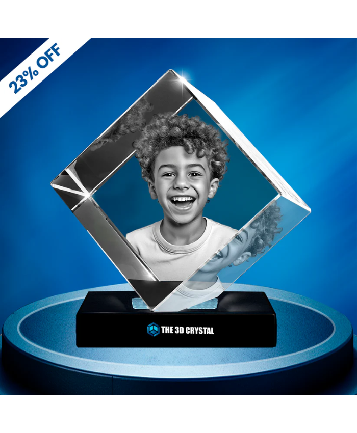 3D Diamond Crystal Personalised Gift