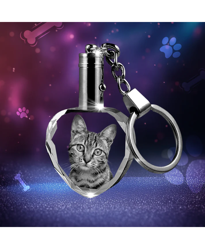 Heart Pet Keychain