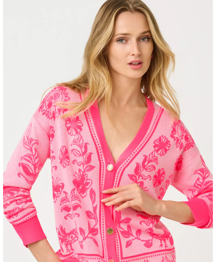 Maralisa Jacquard Cardigan