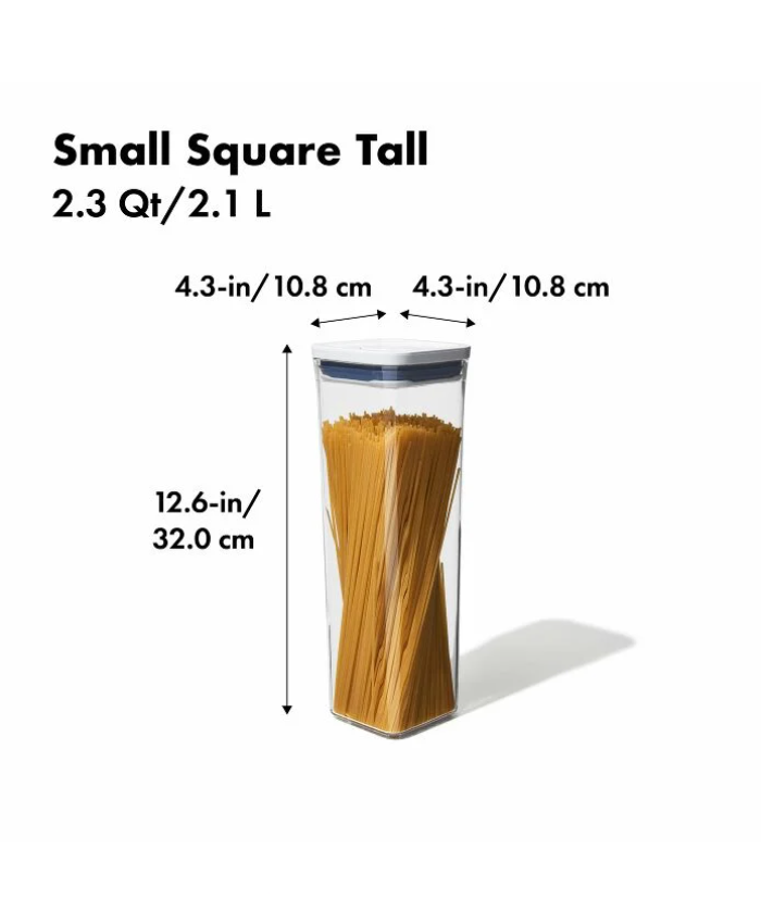 POP Container - Small Square Tall (2.3 Qt.)