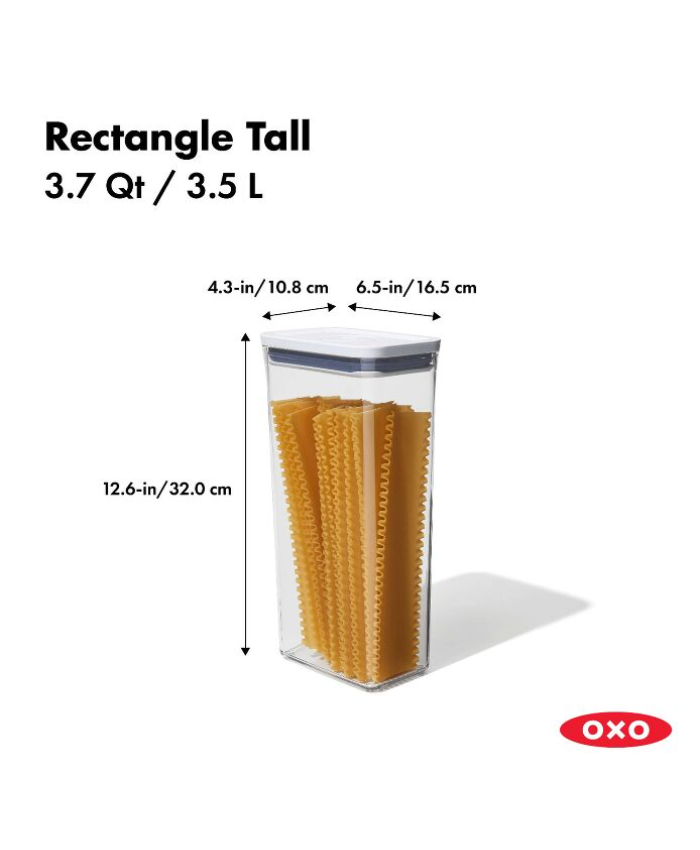 POP Container - Rectangle Tall (3.7 Qt.)