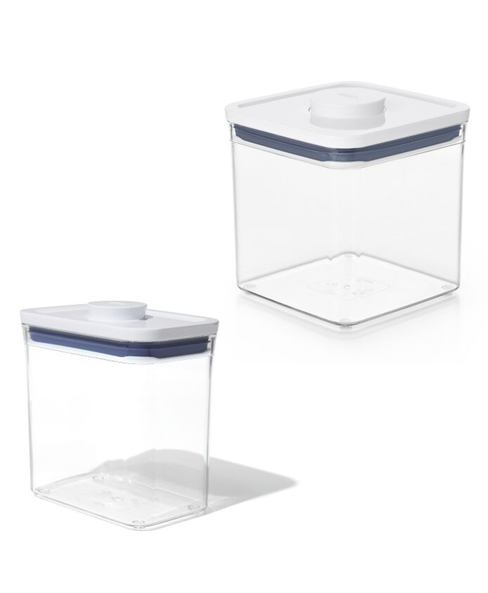POP Container - Rectangle Short (1.7 Qt.) & POP Container - Big Square Short (2.8 Qt.) Bundle