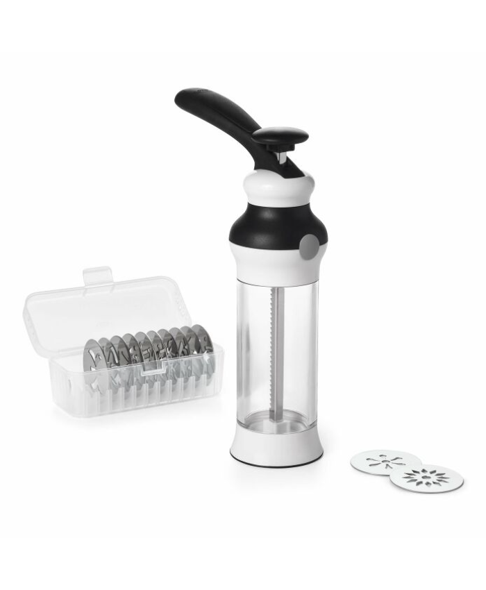 OXO Good Grips Cookie Press With Disk Storage Case