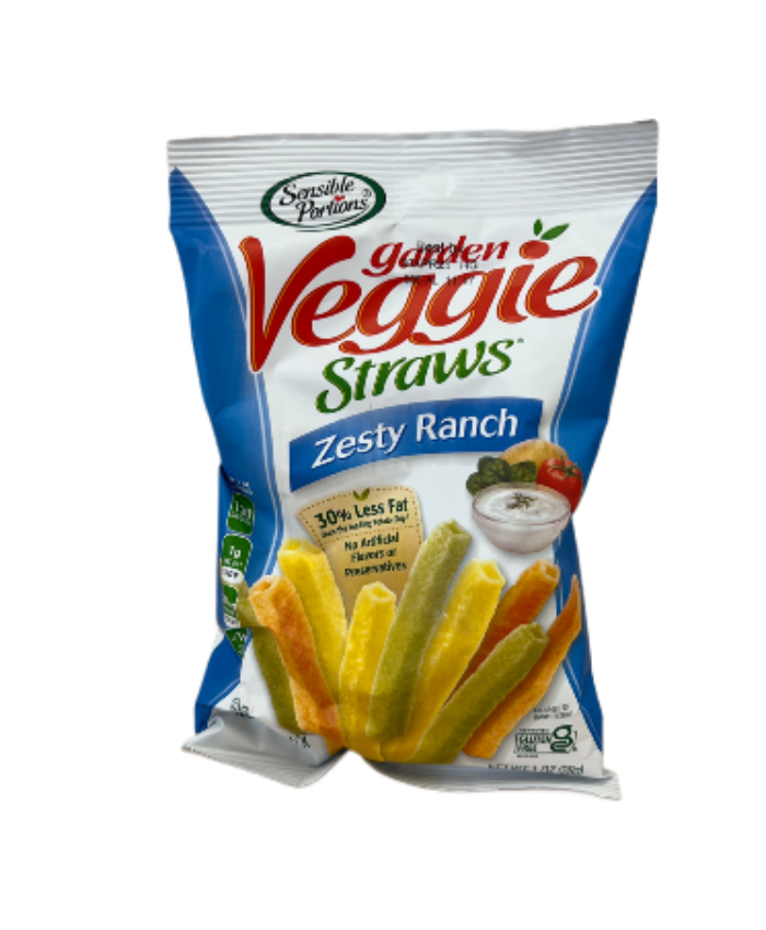 Garden Veggie Straws – Zesty Ranch