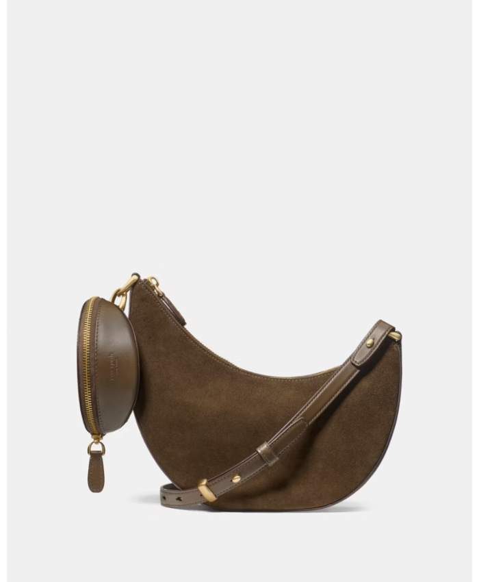 Duo Suede Crossbody Bag