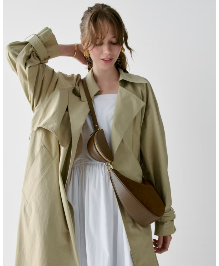 Duo Suede Crossbody Bag