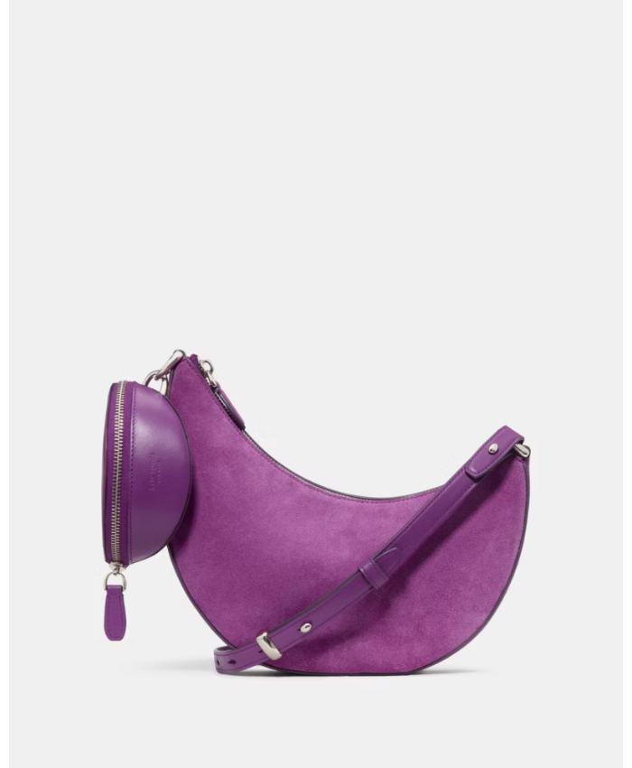 Duo Suede Crossbody Bag