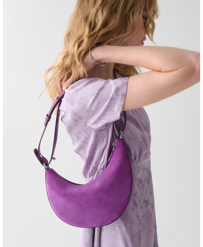 Duo Suede Crossbody Bag