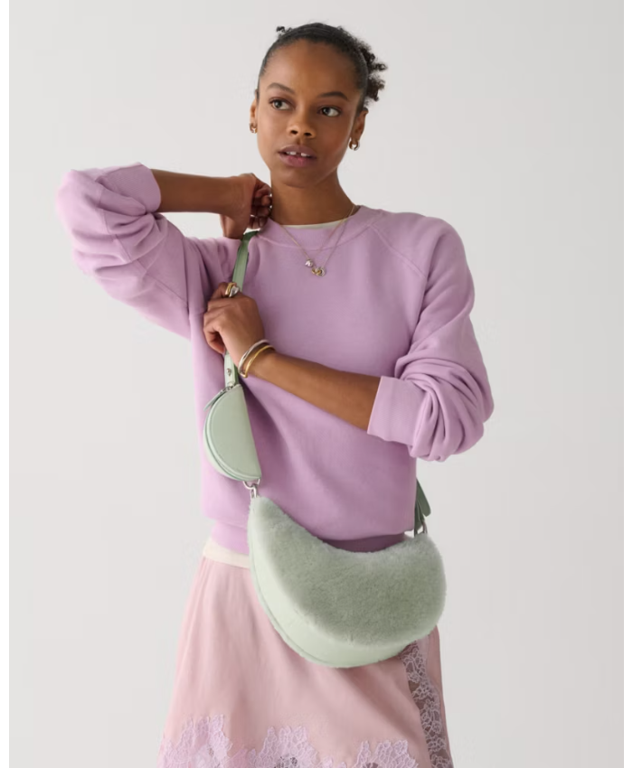 Duo Shearling Crossbody Bag