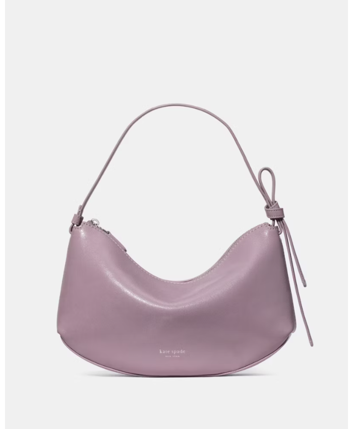 Loop Glazed Leather Shoulder Bag