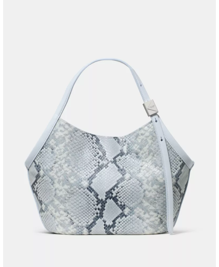 Deco Snake Embossed Small Tulip Tote Bag
