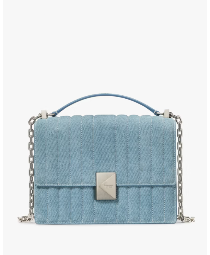 Deco Quilted Chain Shoulder Bag