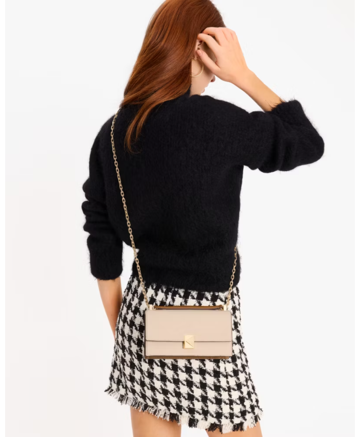 Deco Colorblocked Mini Flap Chain Crossbody